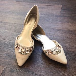 Ivanka Jeweled Pointy Flats